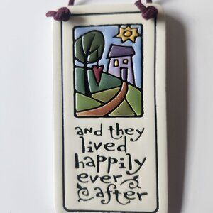 Spooner Creek Designs Pottery Mini Charmer Ornament "Happily Ever After"